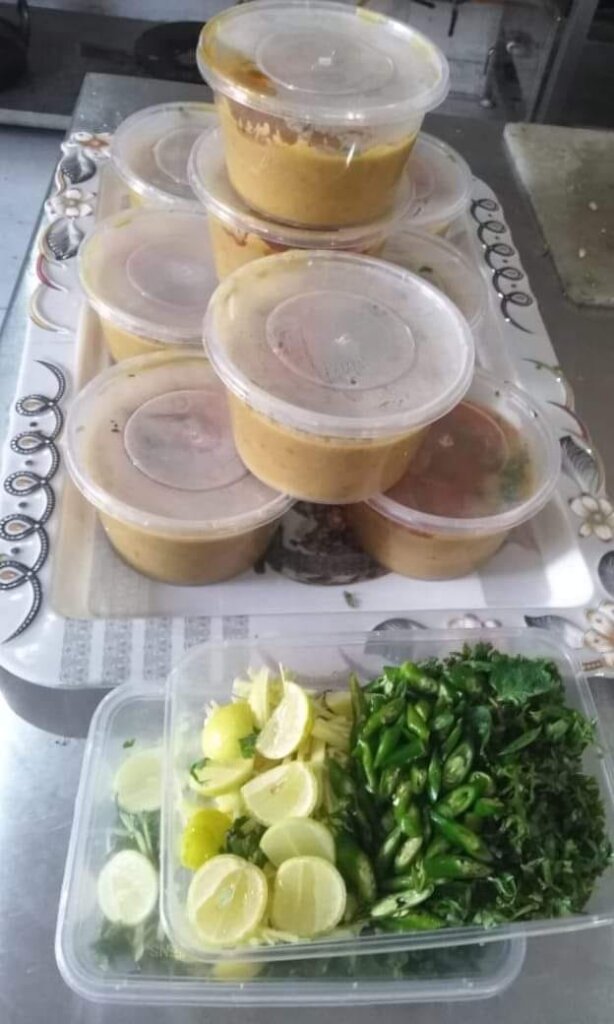 Food packed to deliver