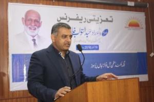 Birg. Zafar Yasin Babar sharing his views on ref.