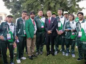 Special Olympics group photo