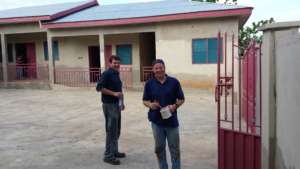 Mark and Steve, Americans volunteering in Ghana