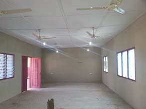 Lights and Fans installed in some rooms