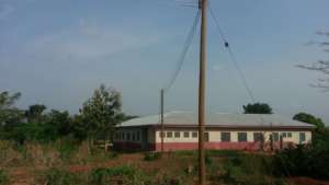 Electrical poles with cables to extend electricity