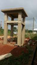 Concrete structure for overhead tank