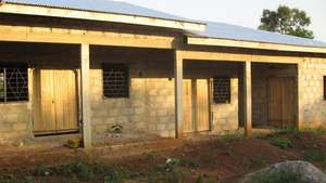 Picture of part of the building with doors fixed