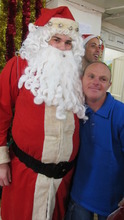 Santa always makes people happy