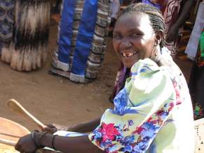 Santa, one of our Jinja women beaders.