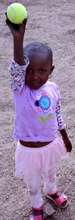 A new ball for a young girl in need