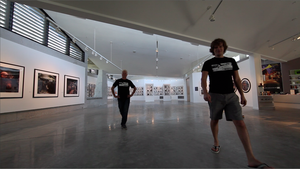 Luke and Bryce at ACA, Margie Pabst Gallery