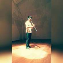 Young student Angel in recent solo recital