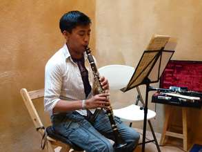 Angel Montellano in Clarinet Lesson