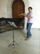 Master Flautist Andrik Arias in Rehearsal