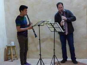 Angel and Christopher Davis in Lesson