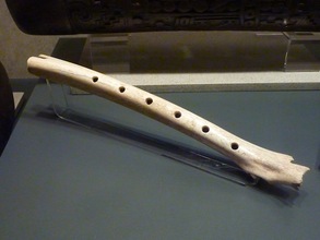 Historic Flute Carved from Human Bone (Mexico)