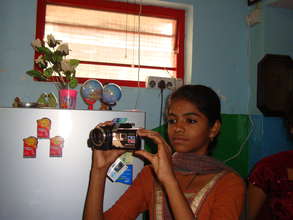 clicking pics and making movies for a film contest