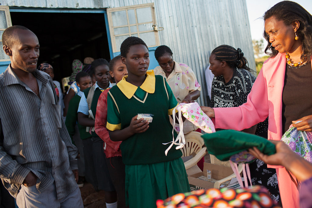 Sanitary towels to Poor Girls & Widows in Kenya
