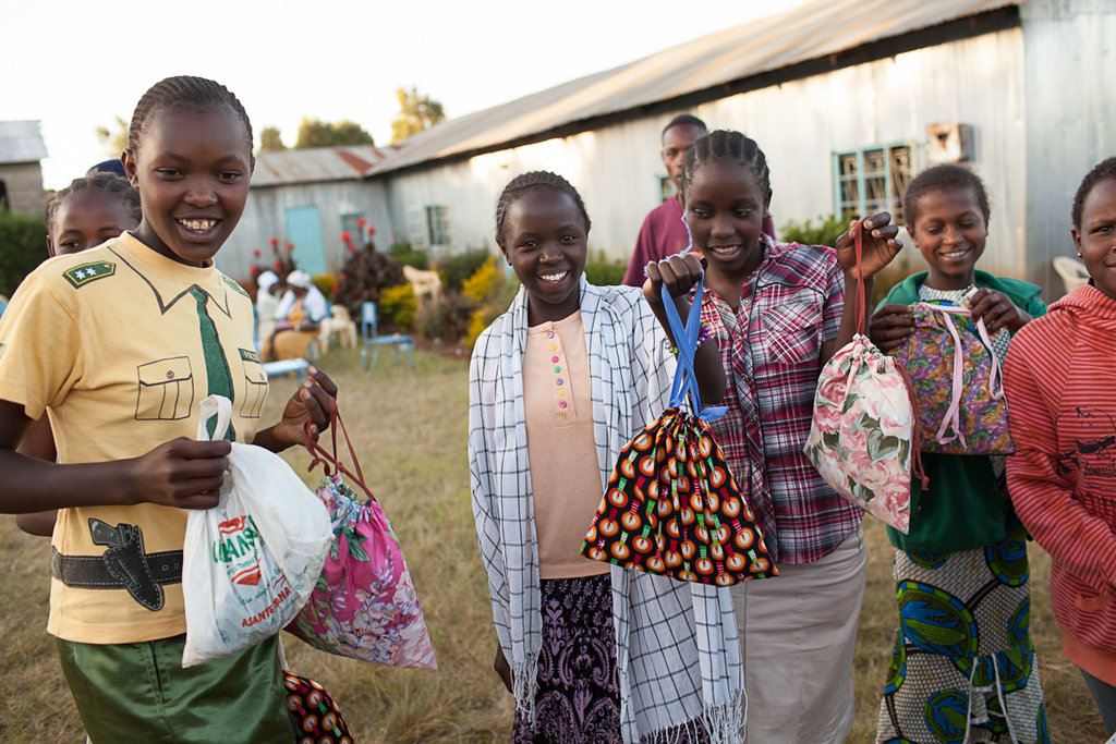 Sanitary towels to Poor Girls & Widows in Kenya