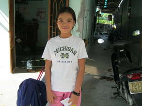 Vy receives her tuition fees