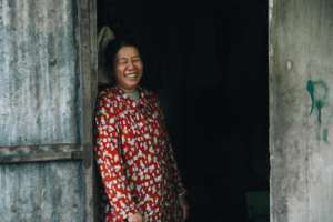 Nhat's and Bao's mom (photo by Rich Ferri)