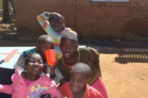 Some kids at orphanage