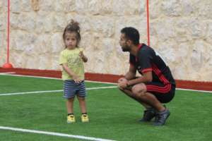 Mahdi and one of his lovely trainees
