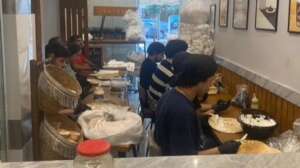 Volunteers at Karakna Cafe in Qoreitem, Beirut 2