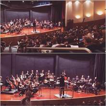 Hovsep playing with the Lebanese Conservatory