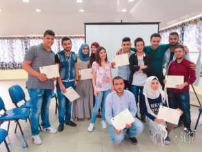 Our Youth posing with their Certificates!