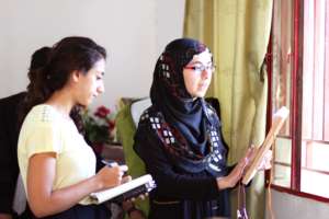 Hanan demonstrates how the IKP works