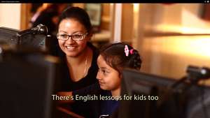 Beatriz a single Mother learning computing