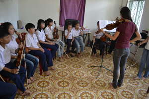 Students Performing