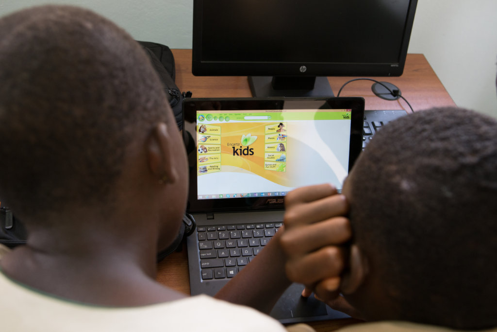 The internet opens up new worlds of learning.
