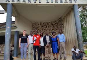 Ashanti regional librarians with the EIFL team.