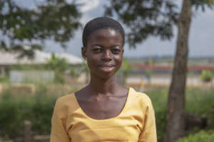 Laptops help Esther with her ICT literacy.