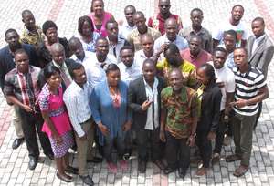 Teachers and librarians who will lead the project.