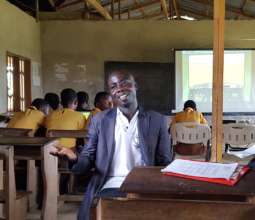 'The computers are a huge help,' says Peter Bonsu.