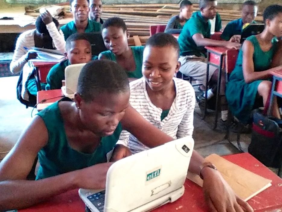 Hands-on computer classes in Volta Region.