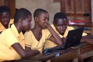 Exam revision using the laptops.