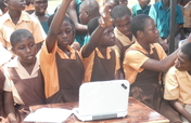 Hands-on computer classes for 1,800 Ghana children