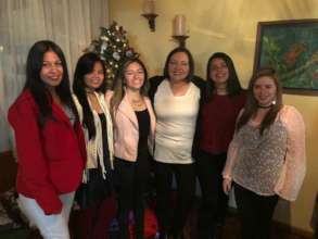 Girls visit