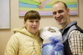 Tania, Vasia and their son