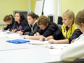 Students on class
