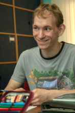 Our student on class