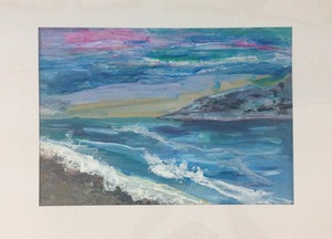 The sea. Ludmila, student of Big Change