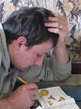 Murad preparing presentation about mushrooms