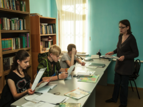 Our students on class
