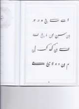 A page of the Calligraphy Book