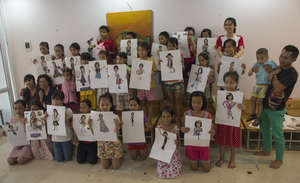 Our New Art Students-Ngoc Anh Village