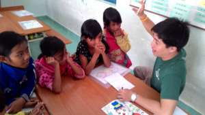 Thang our teacher and students