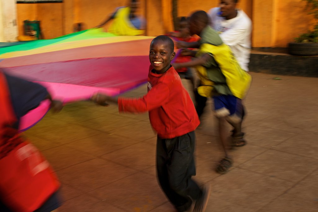 Sports Equipment for Street Children in Uganda