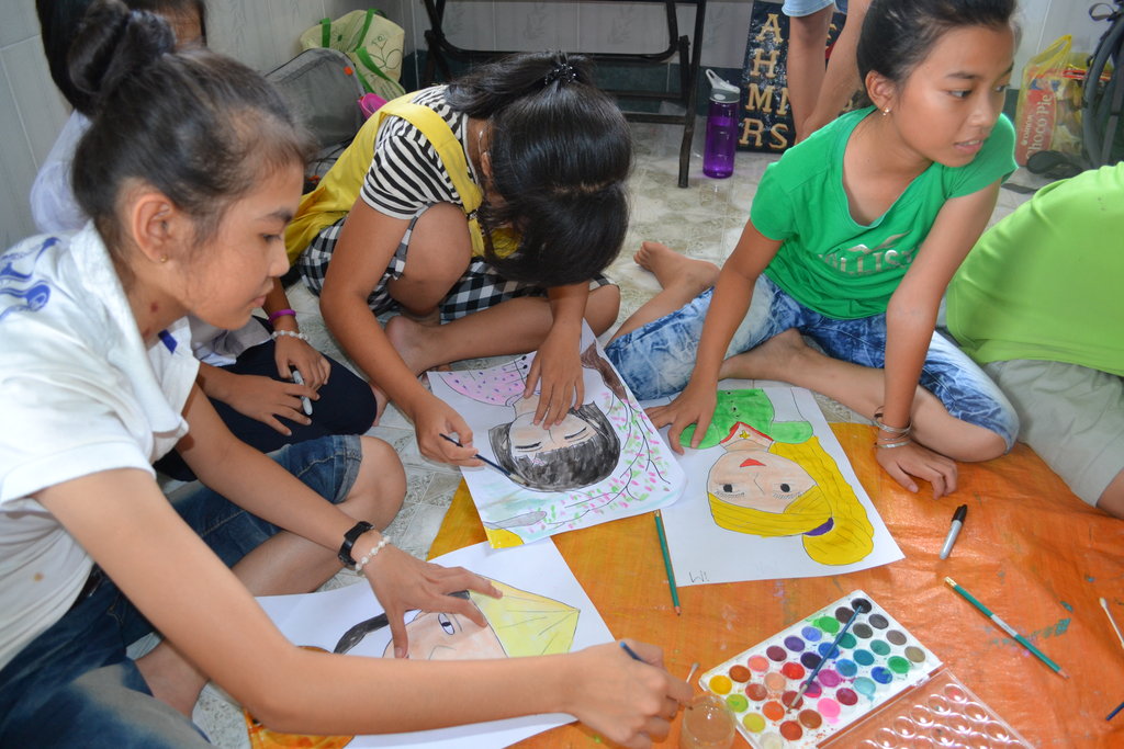 Art Supplies for 75 Vietnamese Youth